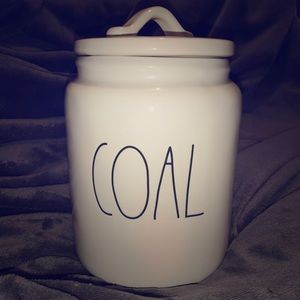 Rae Dunn Coal Canister